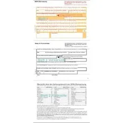 SEPA-Überweisung, neutral, 2-fach, Pck=1000St, 111360/2, Textschlüssel 16