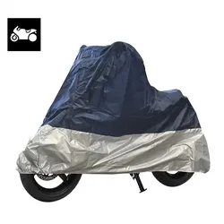 ProPlus 610257 Schutzhülle für Motorrad Roller XL 246x104x127cm PEVA Wetterschutz Blau/Silber