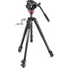 Video Head Flat Base with 190X Video Alu Tripod