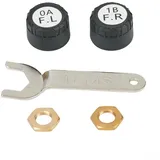 Motorrad-Reifendrucksensor, Motorrad TPMS Bluetooth 5.0 APP-Steuerung Reifendrucksensor mit 2 externen Reifendrucksensoren