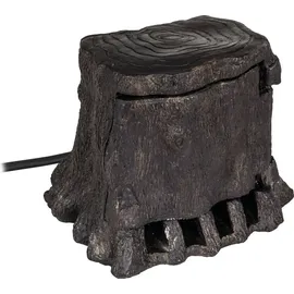 Heitronic 37501 Gartensteckdose 4-fach, Braun