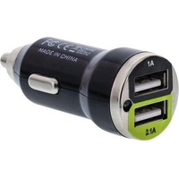 InLine USB DUAL+ KFZ-Ladeset, Stromadapter 1m Kabel, 12/24VDC zu 5V DC/2.1A