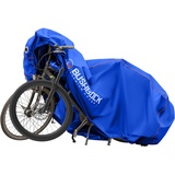 BUSHBOCK® Premium Cover - wasserdichte & wetterfeste Fahrradgarage aus Ultra reißfestem Material - Extra stark - Schutzhülle für 1-3 Fahrräder (Größe XL)