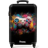 NoBoringSuitcases.com NoBoringSuitcases.com® Handgepäck Koffer Reisekoffer, mit Rollen, Koffer Groß, Hartschalenkoffer, Trolley Handgepäck, Koffer Mittelgroß, Suitcase, TSA Schloss, Koffer Klein, Graffiti-Druck