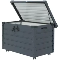 Outsunny Gartenbox 100 x 62 x 65 cm Dunkelgrau