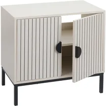 MCW O42-W Waschbeckenunterschrank 63 x 61,5 x 35 cm Holzoptik Beige