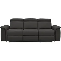 OTTO home Couch Kunstleder 3-Sitzer Braun