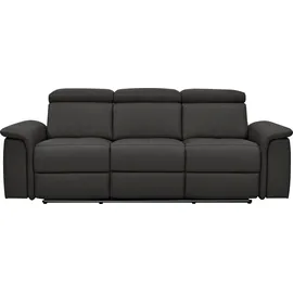 OTTO home Couch Kunstleder 3-Sitzer Braun
