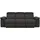 OTTO home Couch Kunstleder 3-Sitzer Braun