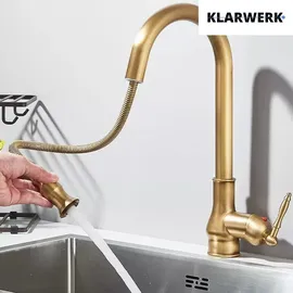 klarwerk Jana Küchenarmatur Gold