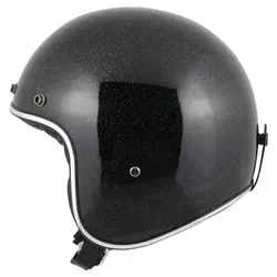 MTR Jet Fiber Jet Helm schwarz, XS