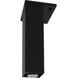 Simausrom Dekorfuß 40x40 mm, Länge 160 mm Verstellbar, Aluminium schwarz