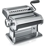 Arendo Nudelmaschine Manueller Pasta Maker silber