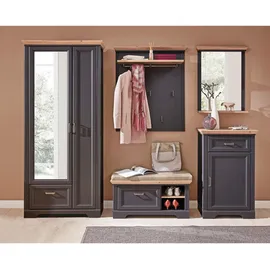 Landscape Garderobenpaneel Judith 41 x 195 x 9 cm Grau