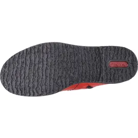 Rieker Damen Stiefelette 73504-33 rot Gr. 42