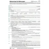 RNK Mietvertrag 525 Wohnung DIN A4 6 Blatt
