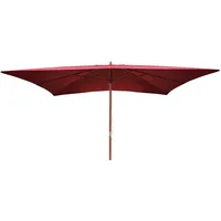 Mendler Sonnenschirm Florida, Gartenschirm Marktschirm, 3x4m Polyester/Holz 6kg ~