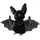 heunec gmbh&co. kg plüsch spielwarenfabrik Heunec - MISANIMO Fledermaus Vlad schwarz, 20 cm