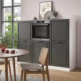 Vicco Küchenzeile R-Line 180 cm Anthrazit/Weiß