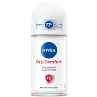 NIVEA Dry Comfort Deodorant Roll-On 2 x 50 ml