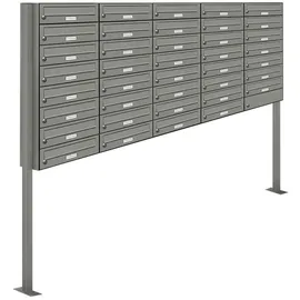 AL Briefkastensysteme Standbriefkasten 39 Fach Grau