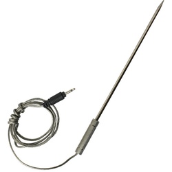 Proregal Grillbesteck-Set Messspitze für Funk Thermometer, Ersatz-Fühler, 100 cm langes Kabel; 15 cm lange Messspitze