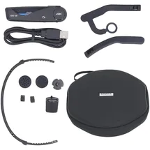 Akozon EP6 Plus 4K-Head-Mounted-Kamera, Tragbare Videokamera 30FPS Vlog-Recorder WiFi-Freisprecheinrichtung, 130-Grad-Weitwinkelobjektiv