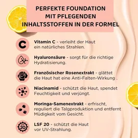 Eveline Cosmetics Wonder Match Lumi Foundation LSF 20 nr. 10 vanille 30 ml