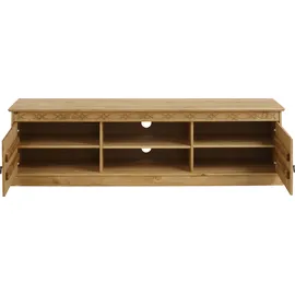 OTTO home Indra TV-Board 160 cm Beige Massivholz