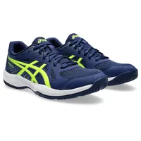 Hallenschuh ASICS "UPCOURT 6" Gr. 49, bunt (blau expanse, safety gelb) Schuhe für Hallensport