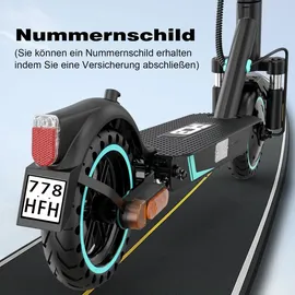 RCB EV85F Elektroroller, E-Scooter mit Straßenzulassung (ABE), 8,5 Zoll,400W Motor,MAX 20km/H,Dreistufige Getriebestellung,Faltbarer e Roller, APP-Steuerung, Max Belastung 120 kg,Doppelstoßdämpfer