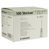 B. Braun Melsungen AG Lanzetten STERICAN Dentalkan.Luer 0,4x25 mm, 100 Stück, 27,00G, 100 St.