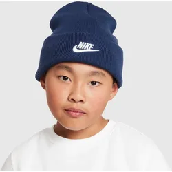 NIKE K NK PEAK BEANIE TC FUT MIDNIGHT NAVY/WHITE 