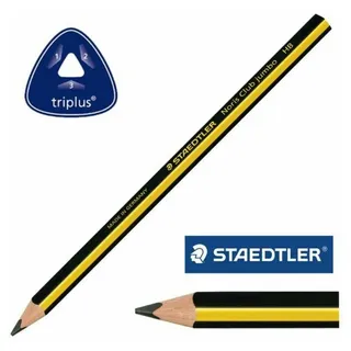 Staedtler Noris Jumbo 119 Schreiblernstift Bleistift HB schwarz/gelb, 1 St.