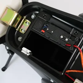 Rolektro Rolektro, E-Chopper 45, Schwarz, 45 km/h, 2 x 60V-25,6Ah Lithium-Akku, 3000 Watt - Schwarz