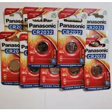 Panasonic CR2032 Lithium-Knopfzellen 3 V Packung 12 Stück (12 einzelne Blister)