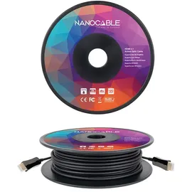 NANOCABLE HDMI-Kabel 2.1 Stecker/Stecker 30 m Schwarz