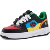 Heelys Unisex-Kinder Rezerve LowWheeled Heel Shoe, Schwarz, Rot, Cyan, Gelb, 32 EU - 32 EU