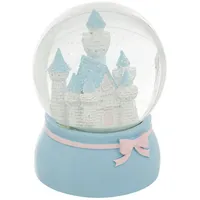 Atmosphera Créateur d'intérieur Schneekugel Märchenschloss Chateau onesize Blau