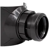 AIRFIT DN 110/50 schwarz,zur nachträglichen Montage in Ht-rohr