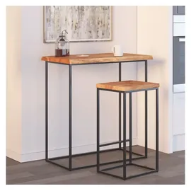 vidaXL Tischplatte 80x60x2,5cm Rechteckig Massivholz Akazie Naturkante