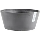 Ecopots Kunststoff-Topf Frankfurt rund, Grau