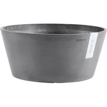 Ecopots Kunststoff-Topf Frankfurt rund, Grau