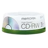 Memorex 80 Minute CD-RW 4 x – 12 x HIGH Speed 25 Pack Spindel