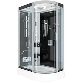 AcquaVapore Dusche Duschkabine D60-73T3R-EC Duschtempel Sauna 80x120 cm