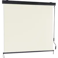 LZQ Seitenmarkise 250 x 160 cm Beige Polyester