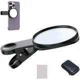 scyca Handy-Monitor, Rückfahrkamera-Monitor, Selfie-Spiegel mit Rückfahrkamera, multifunktionales Rücksichtdisplay mit hoher Auflösung für Übertragung