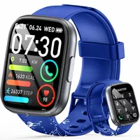 Cillso Smartwatch mit Telefonfunktion,Smartwatch für Damen Herren HD-Touch Screen Fitnessuhr mit SpO2-Überwachung Pulsuhr Schlafmonitor Schrittzähler Uhr Multi Trainingsmodi für Android iOS