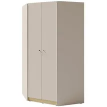beautysofa Eckschrank Alex 95 x 195 x 95 cm Beige