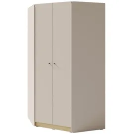beautysofa Eckschrank Alex 95 x 195 x 95 cm Beige